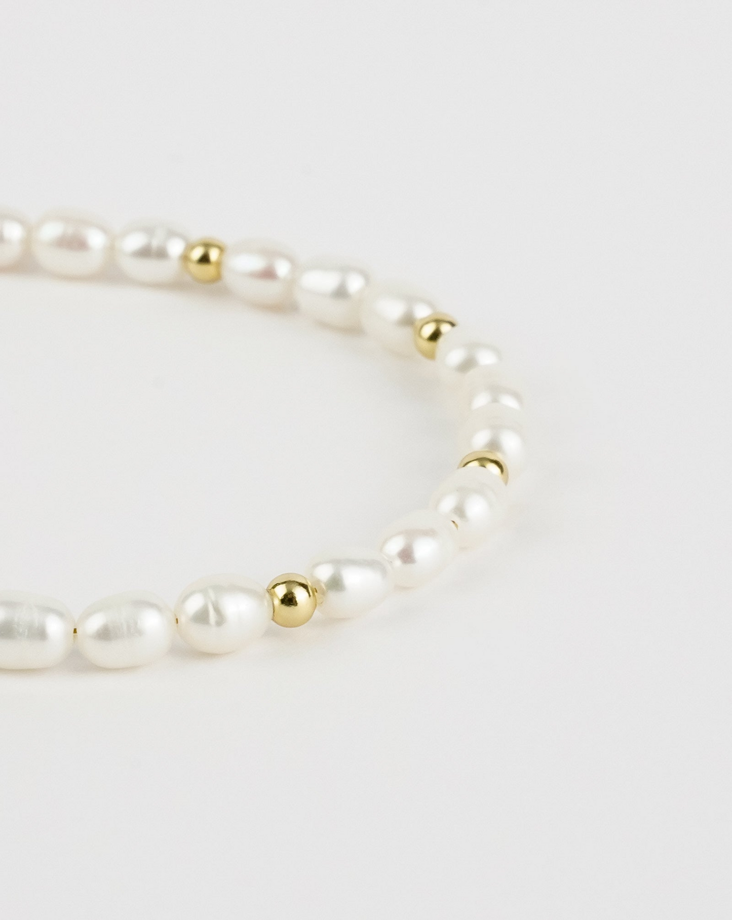 Seed Beaded Pearl Bracelet