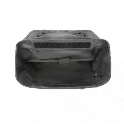 Kono Water-resistant Flap Backpack - Stylish & Durable Grey PVC Coated Bag