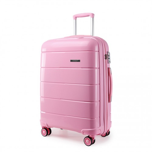K1997L - KONO 28 INCH HARD SHELL PP SUITCASE - PINK