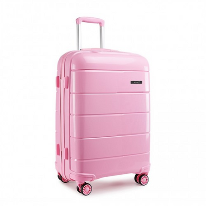 K1997L - KONO 28 INCH HARD SHELL PP SUITCASE - PINK