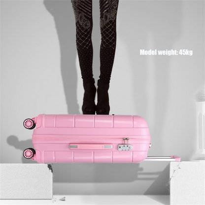 K1997L - KONO 28 INCH HARD SHELL PP SUITCASE - PINK