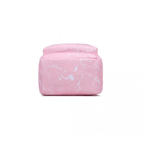 Kono Water-Resistant School Backpack With Secure Laptop Compartment - Pink