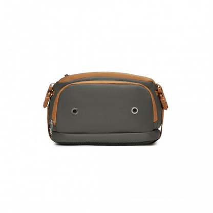 Water-Resistant Functional Backpack With Shoe Compartment And USB Charging Port - Grey