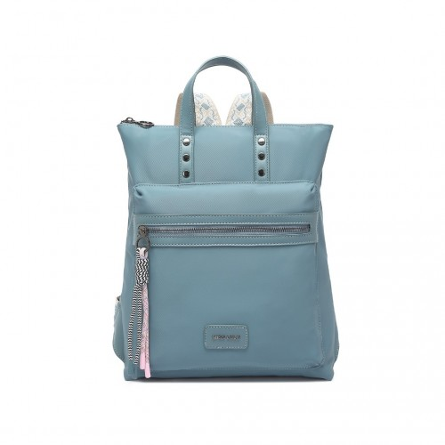Miss Lulu Signature Style Backpack with Unique Details - Blue | Urban Elegance