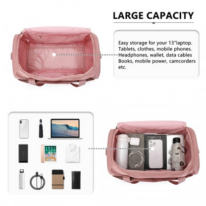 Kono Spacious Travel Storage Bag Handbag - Nude | Ideal for Modern Travelers