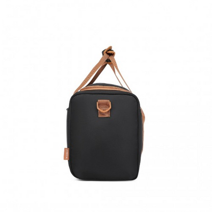 Kono Spacious Travel Storage Bag Handbag - Black And Brown | Ideal for Modern Travelers