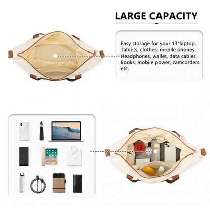 British Traveller 20 Inch Polycarbonate & ABS Cabin Size Suitcase 3 Piece Travel Set - Beige & Brown