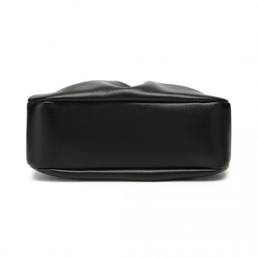 Miss Lulu Elegant PU Leather Braided Handle Cross Body Bag - Black