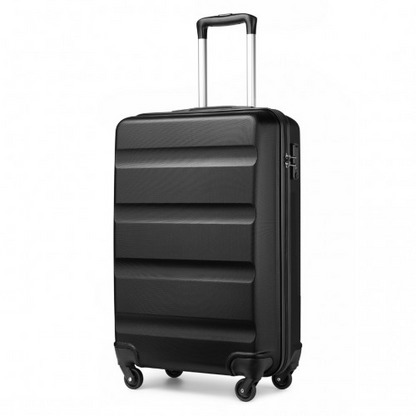 Kono 19 Inch Cabin Size Carry On Suitcase - Lightweight ABS Hardshell with TSA Lock - Black