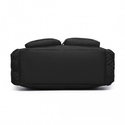 Kono Versatile Diaper Changing Tote Bag with Built-In Changing Mat - Thermal Insulated & Waterproof Design - Black