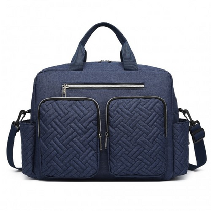 Kono Versatile Diaper Changing Tote Bag with Built-In Changing Mat - Thermal Insulation & Waterproof Design - Navy