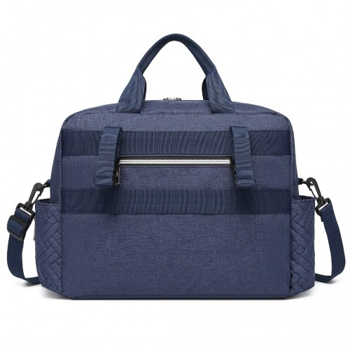 Kono Versatile Diaper Changing Tote Bag with Built-In Changing Mat - Thermal Insulation & Waterproof Design - Navy
