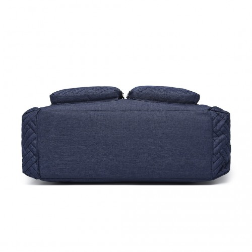 Kono Versatile Diaper Changing Tote Bag with Built-In Changing Mat - Thermal Insulation & Waterproof Design - Navy
