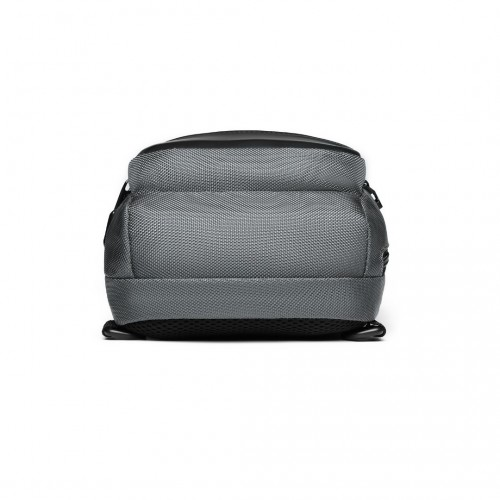 Kono Smart Sling Chest Bag with USB Charging Port – Lightweight, Single Strap Crossbody Backpack for Men and Women (Grey & Black)