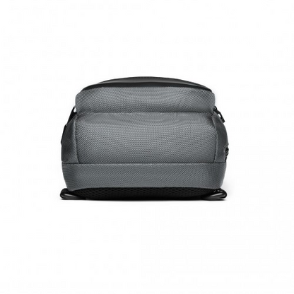 Kono Smart Sling Chest Bag with USB Charging Port – Lightweight, Single Strap Crossbody Backpack for Men and Women (Grey & Black)