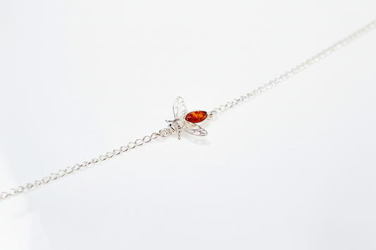 Amber Bee Bracelet