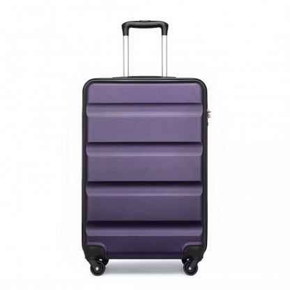Kono 19 Inch Cabin Size Carry On Suitcase - Lightweight ABS Hardshell with TSA Lock - Purple Travel Companion