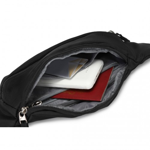 Kono Ultimate Traveler's Backpack with Detachable Waist Pack & Charging Ports - Black