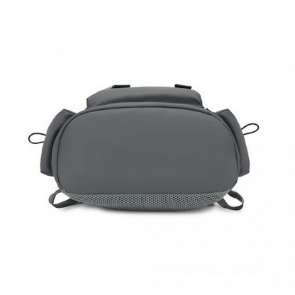 Kono Advanced Leisure Backpack with Reflective Safety Features, USB Charging, and Dedicated Laptop Sleeve - Grey