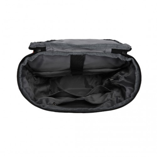 Kono Advanced Leisure Backpack with Reflective Safety Features, USB Charging, and Laptop Sleeve - Black