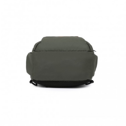 Kono Green Water-Resistant Ultra-Thin Lightweight Sling Chest Bag with Reflective Trim for Safe Night Travel