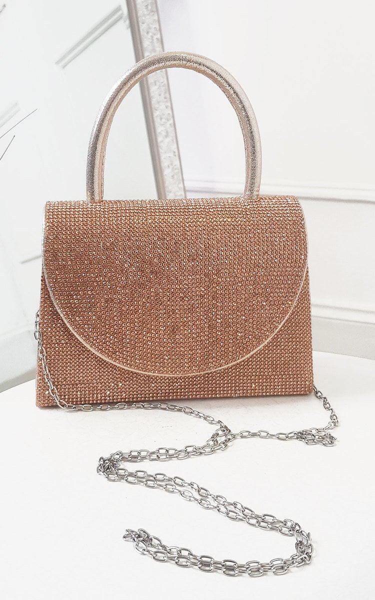 Elegant Diamante Embellished Handbag – Perfect for Special Occasions