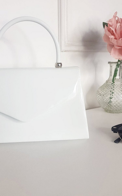 Chic Envelope Handbag - Versatile Faux Leather Purse