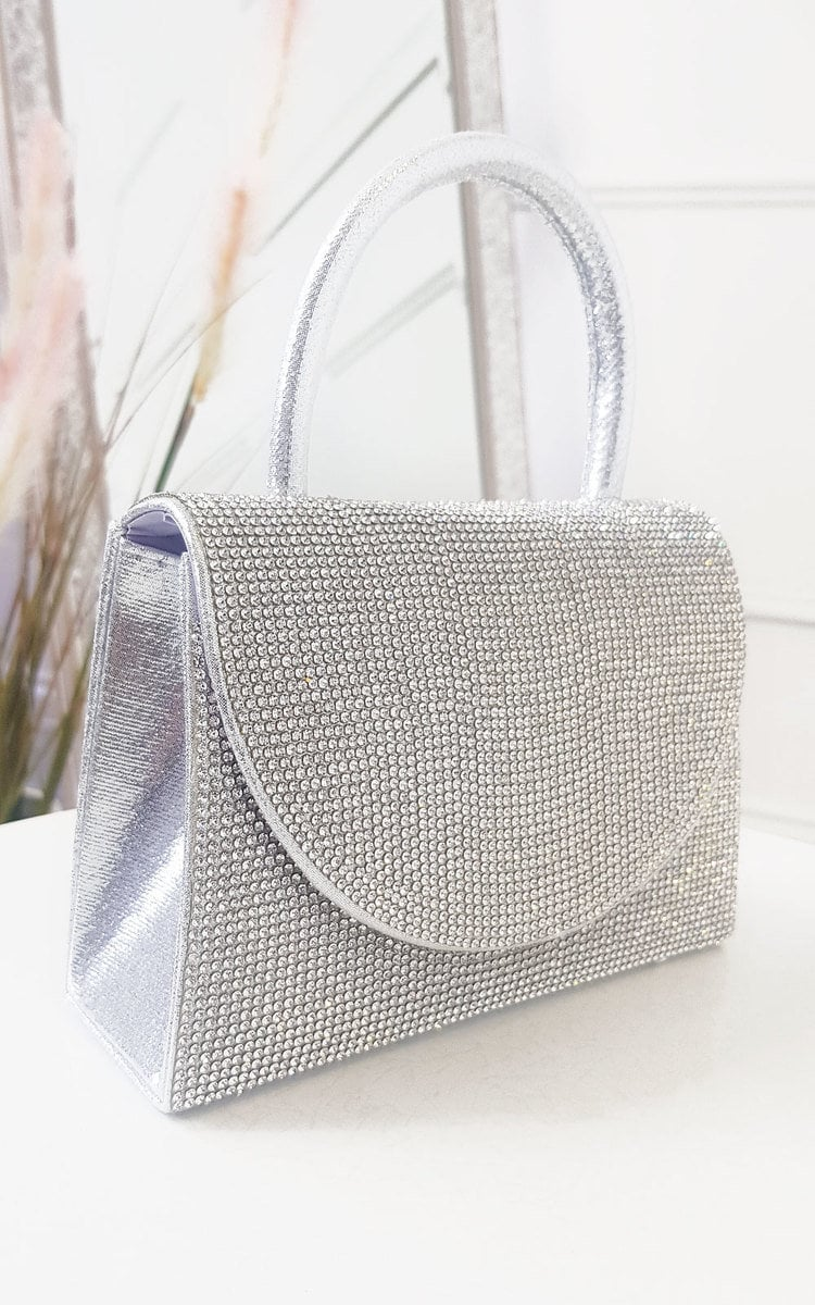 Elegant Diamante Embellished Handbag – Perfect for Special Occasions