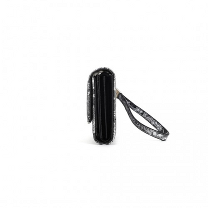 Miss Lulu Elegant Women's Long Purse with Detachable Wrist Strap and Multi-Card Organizer - Black