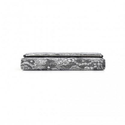 Miss Lulu Elegant Women's Long Purse with Detachable Wrist Strap and Multi-Card Organizer - Black