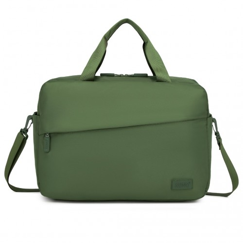 Kono Water-Resistant Travel Bag with Laptop Sleeve – Multi-Functional Large Capacity Tote for Business & Weekend – Green