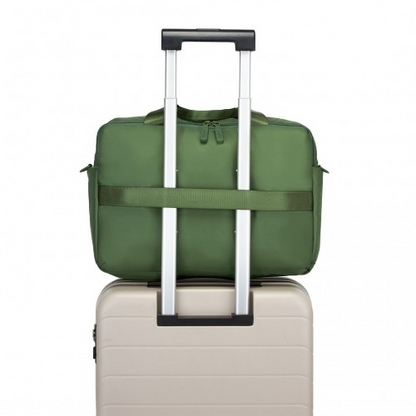 Kono Water-Resistant Travel Bag with Laptop Sleeve – Multi-Functional Large Capacity Tote for Business & Weekend – Green