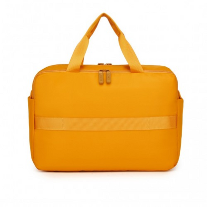 Kono Water-Resistant Travel Bag with Laptop Sleeve - Multi-Functional Large Capacity Tote for Business & Weekend - Yellow