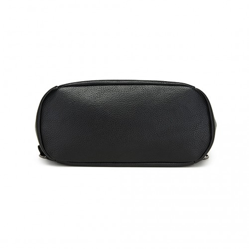 Miss Lulu Women's Convertible PU Leather Backpack & Shoulder Bag - Versatile 2-in-1 Design, Black