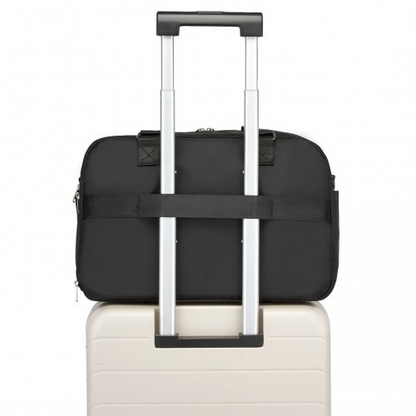 Kono Multi-functional Travel Bag - Large Tote & Duffle with Expandable Compartment & Wet/Dry Pocket - Black