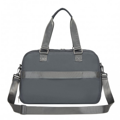Kono Multi-functional Travel Bag - Large Tote & Duffle Bag with Expandable Compartment & Wet/Dry Pocket - Grey