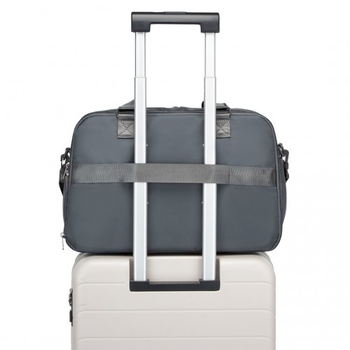 Kono Multi-functional Travel Bag - Large Tote & Duffle Bag with Expandable Compartment & Wet/Dry Pocket - Grey