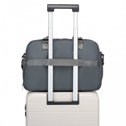 Kono Multi-functional Travel Bag - Large Tote & Duffle Bag with Expandable Compartment & Wet/Dry Pocket - Grey