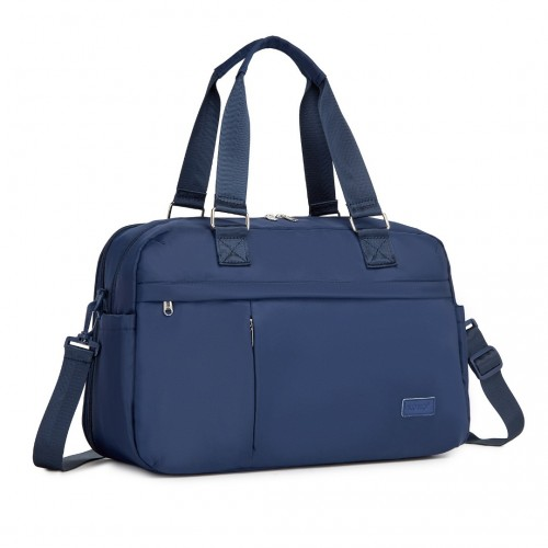 Kono Multi-functional Travel Bag with Expandable Compartment and Wet/Dry Pocket - Navy