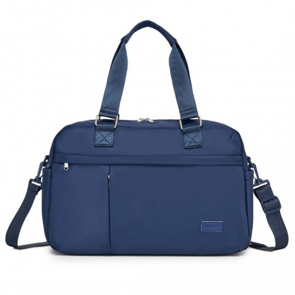 Kono Multi-functional Travel Bag with Expandable Compartment and Wet/Dry Pocket - Navy