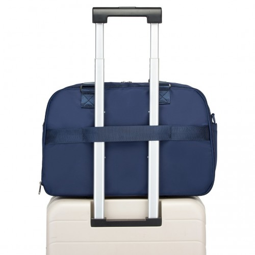 Kono Multi-functional Travel Bag with Expandable Compartment and Wet/Dry Pocket - Navy