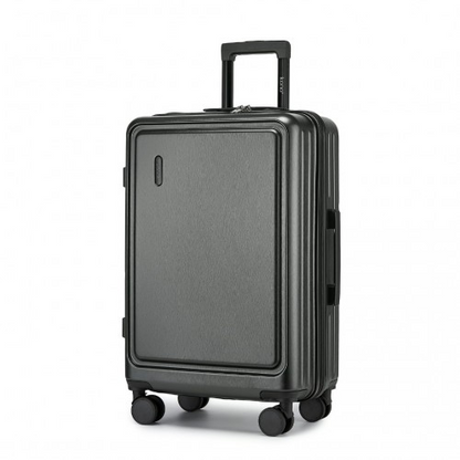 KSK2493 - Kono Durable 24 Inch ABS+PC Hardshell Suitcase with TSA Lock Lightweight Travel Luggage with 360° Spinner Wheels - Grey