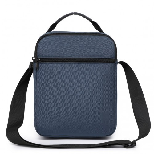 Kono Durable Men's Crossbody Shoulder Bag - Multipurpose Messenger Bag for Travel, Work, and Daily Use - Navy