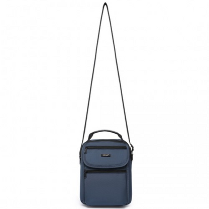 Kono Durable Men's Crossbody Shoulder Bag - Multipurpose Messenger Bag for Travel, Work, and Daily Use - Navy
