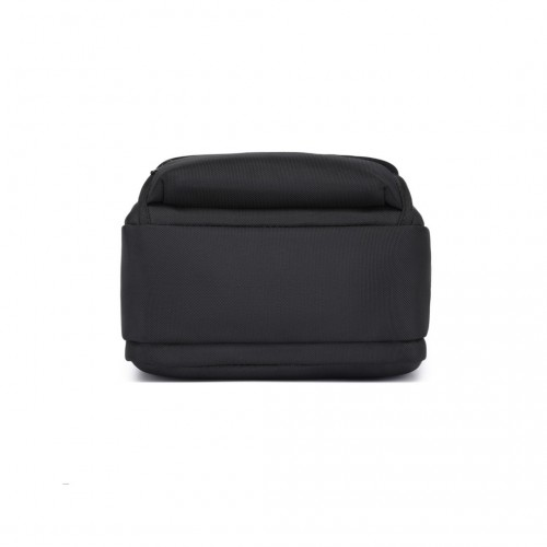 Kono Durable Men's Crossbody Shoulder Bag with Multiple Pockets - Black | Perfect for Travel, Work, and Daily Use