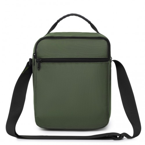 Kono Durable Men's Crossbody Shoulder Bag - Multi-Pocket Messenger Bag for Travel, Work & Daily Use - Green