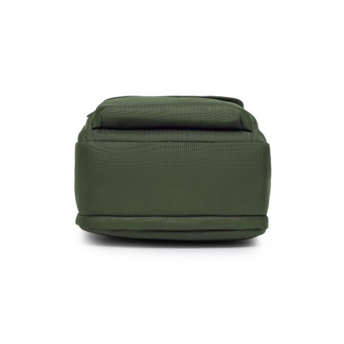 Kono Durable Men's Crossbody Shoulder Bag - Multi-Pocket Messenger Bag for Travel, Work & Daily Use - Green