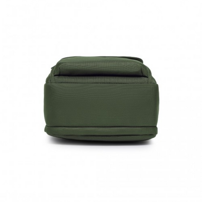 Kono Durable Men's Crossbody Shoulder Bag - Multi-Pocket Messenger Bag for Travel, Work & Daily Use - Green