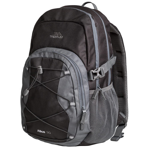 Trespass Albus 30 Litre Casual Hiking Backpack - Durable, Lightweight & Multi-Functional