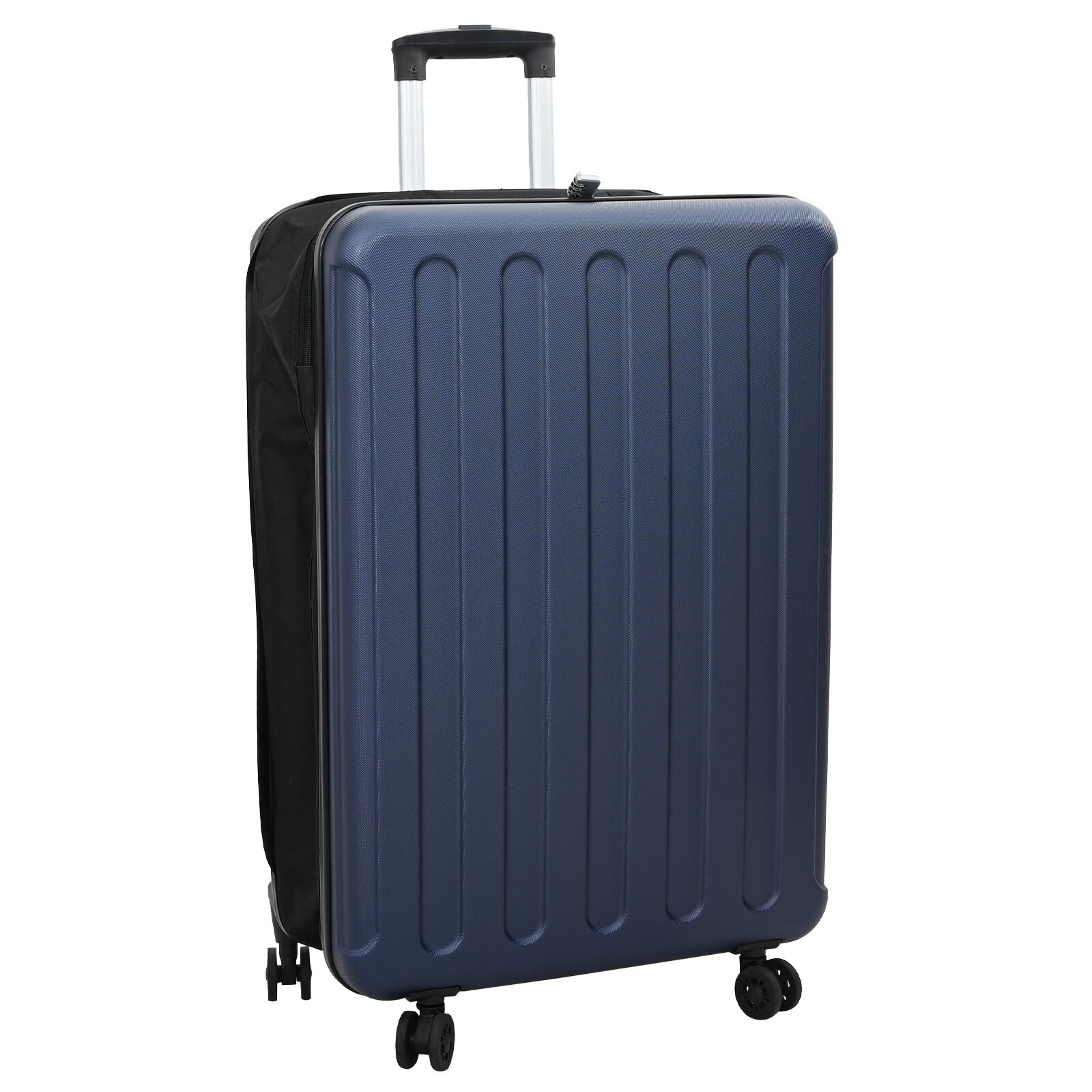 vidaXL Suitcase Folding Dark blue 50 x 30 x 76 cm ABS Plastic